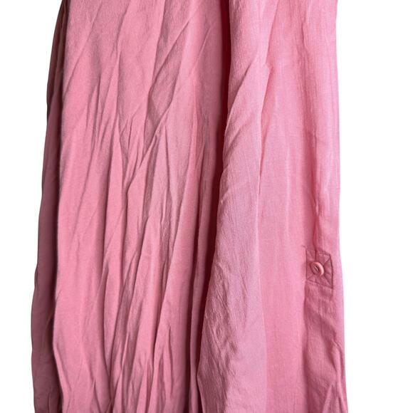 Torrid Waterfall Open Front Draped Cardigan, Pink, Plus Size 2 (18/20) - Picture 4 of 7